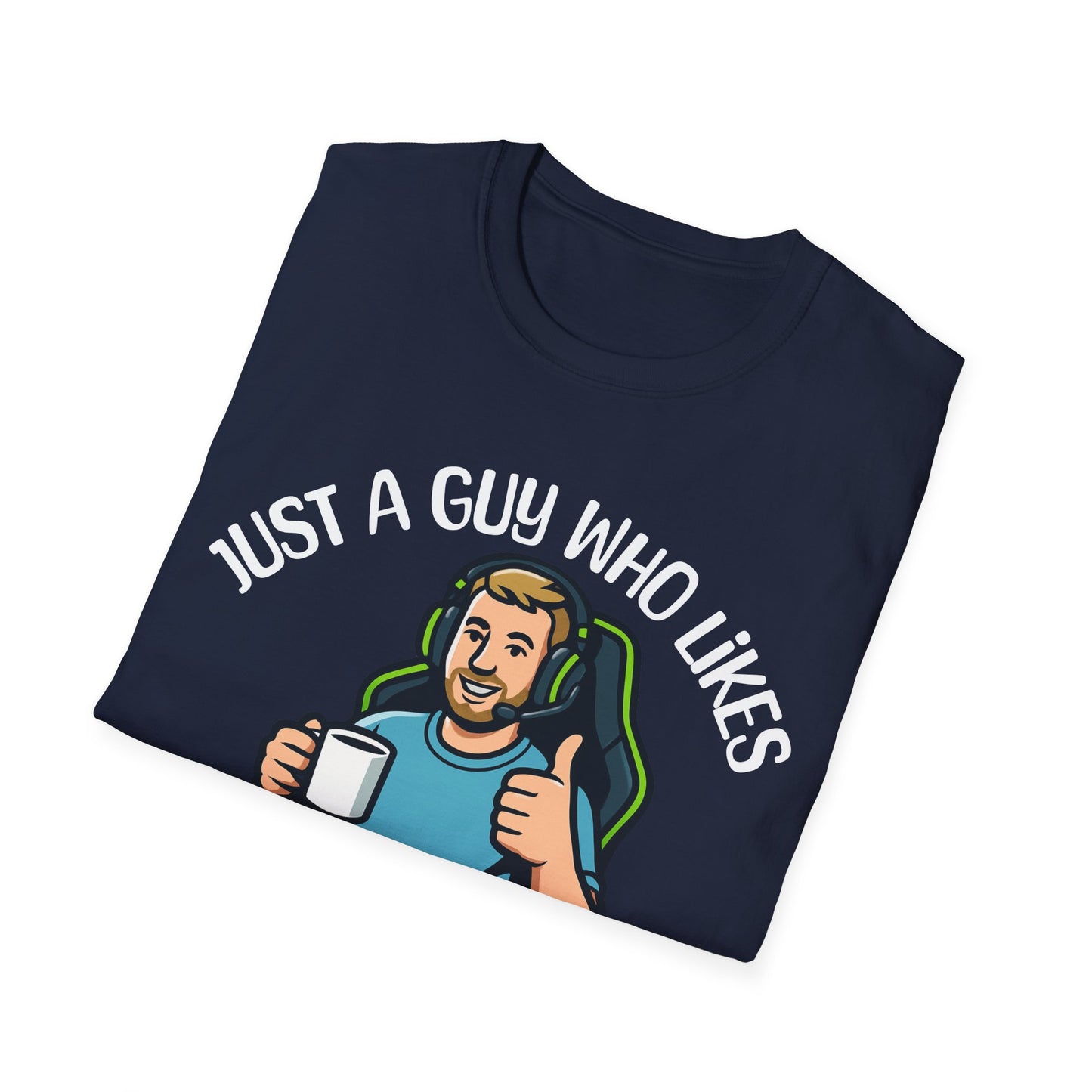 Just A Guy Who Likes Coffee And VG T-Shirt