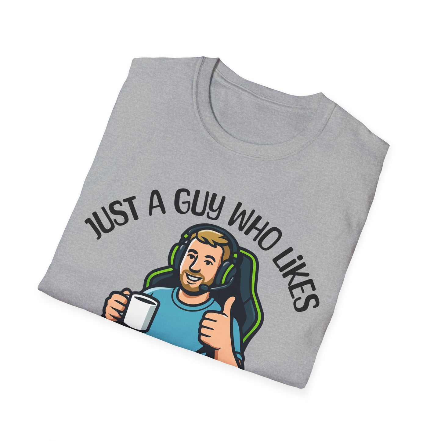 Just A Guy Who Likes Coffee And VG T-Shirt