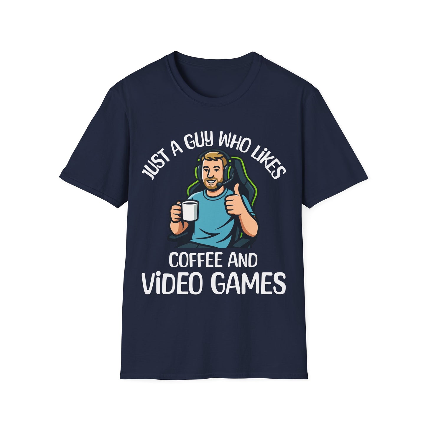 Just A Guy Who Likes Coffee And VG T-Shirt