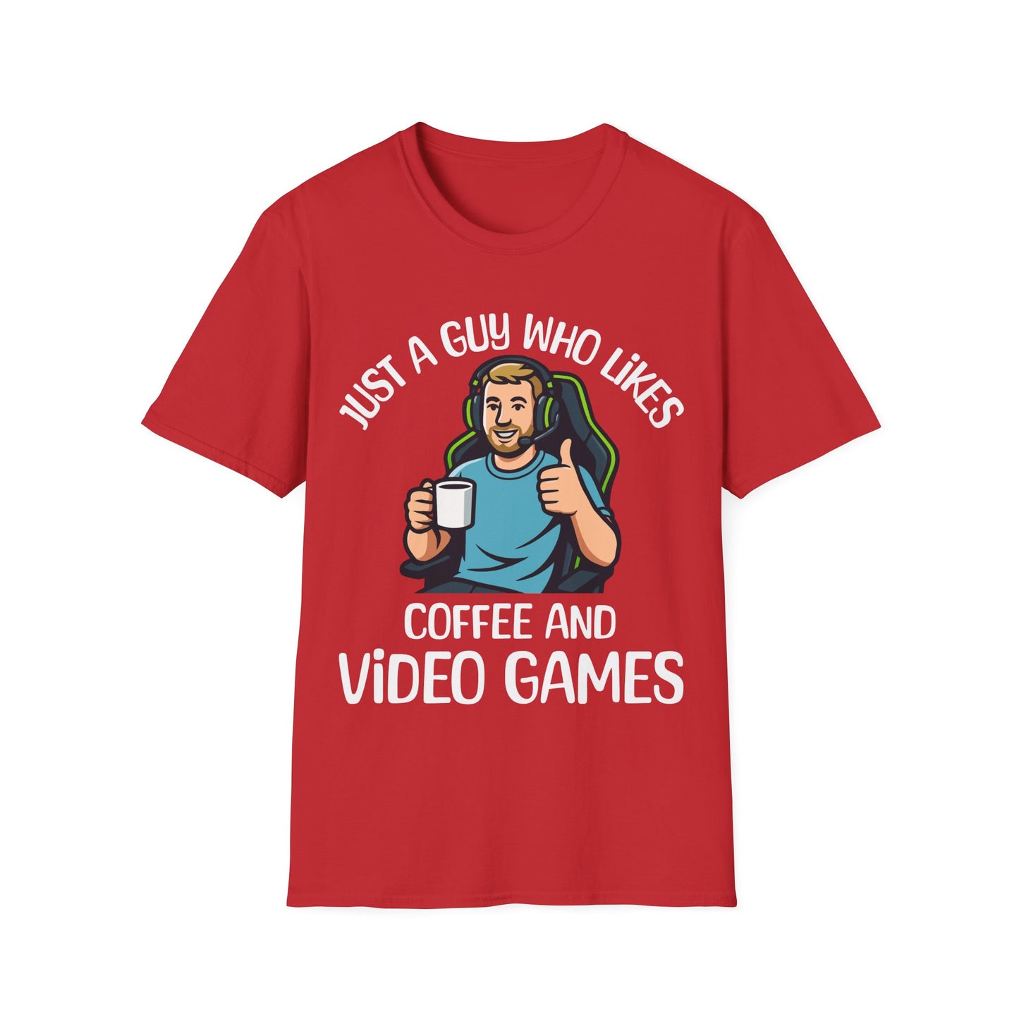 Just A Guy Who Likes Coffee And VG T-Shirt
