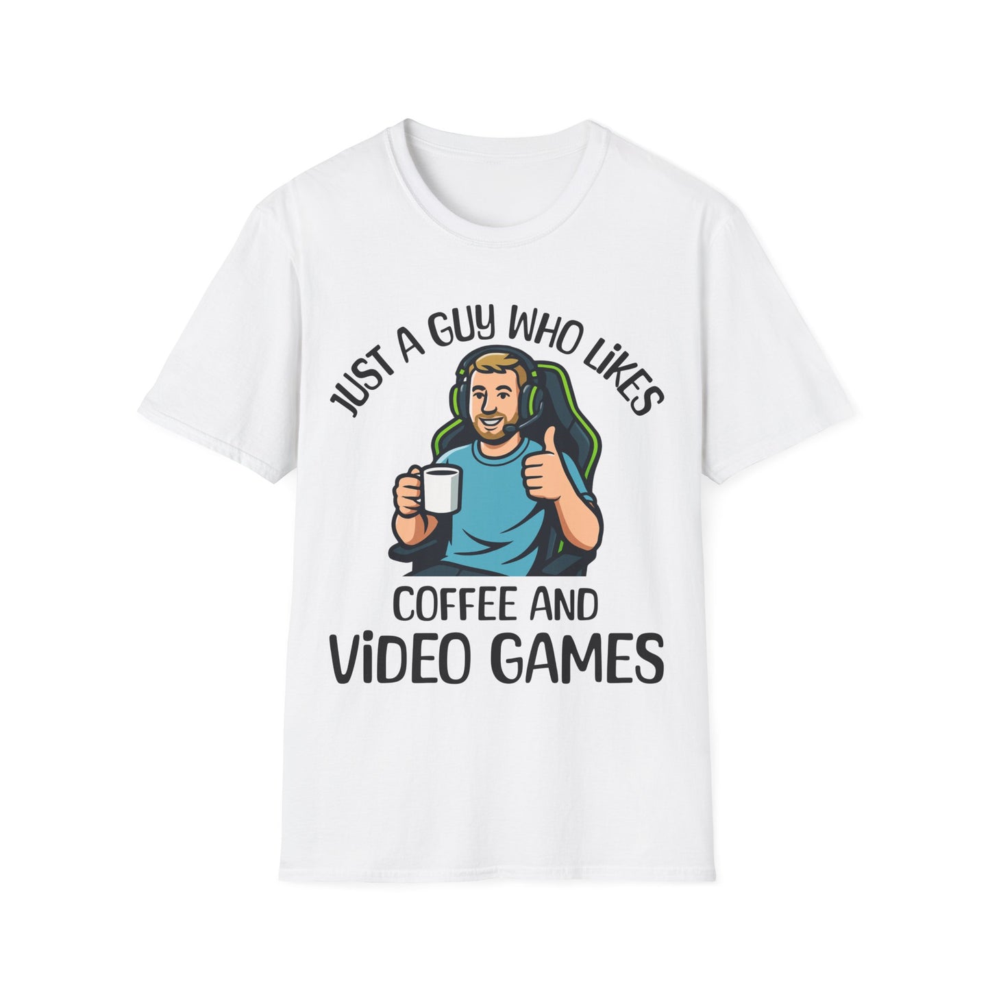 Just A Guy Who Likes Coffee And VG T-Shirt