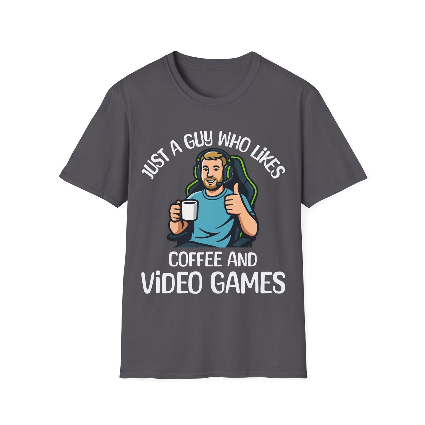 Just A Guy Who Likes Coffee And VG T-Shirt
