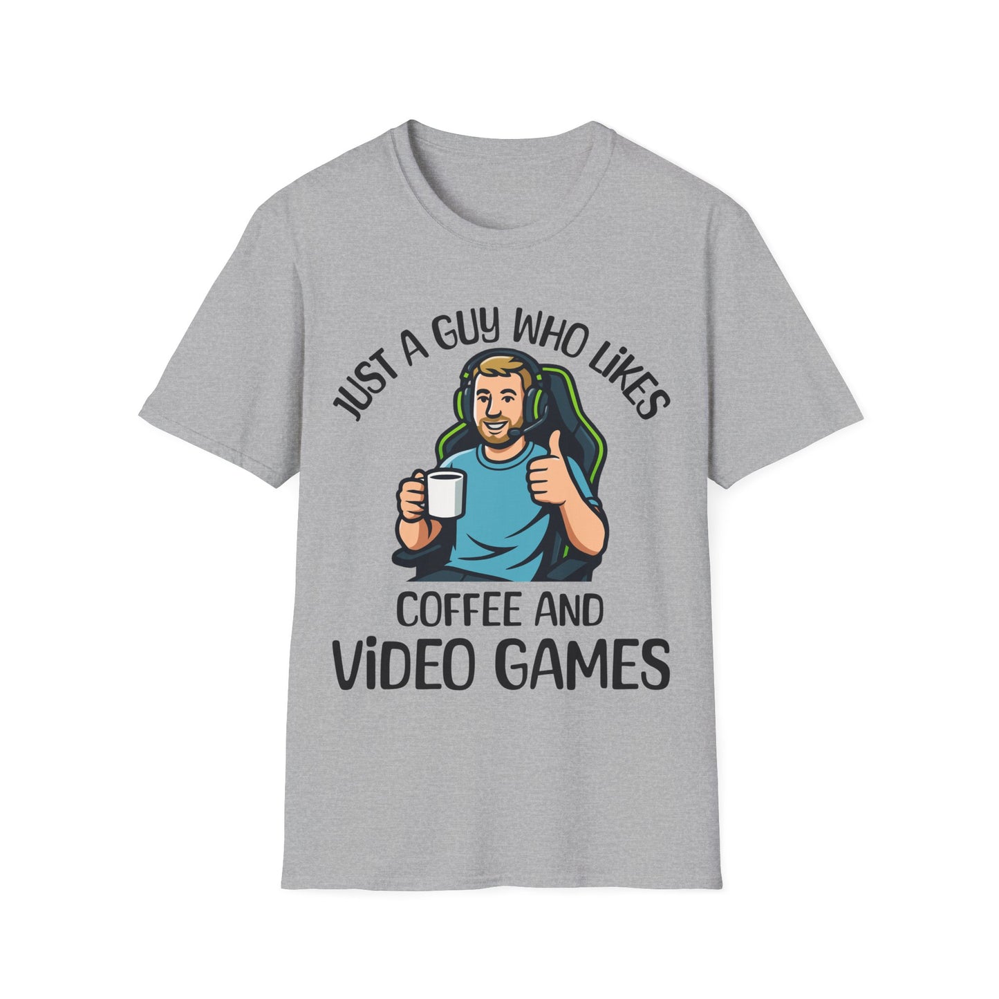 Just A Guy Who Likes Coffee And VG T-Shirt