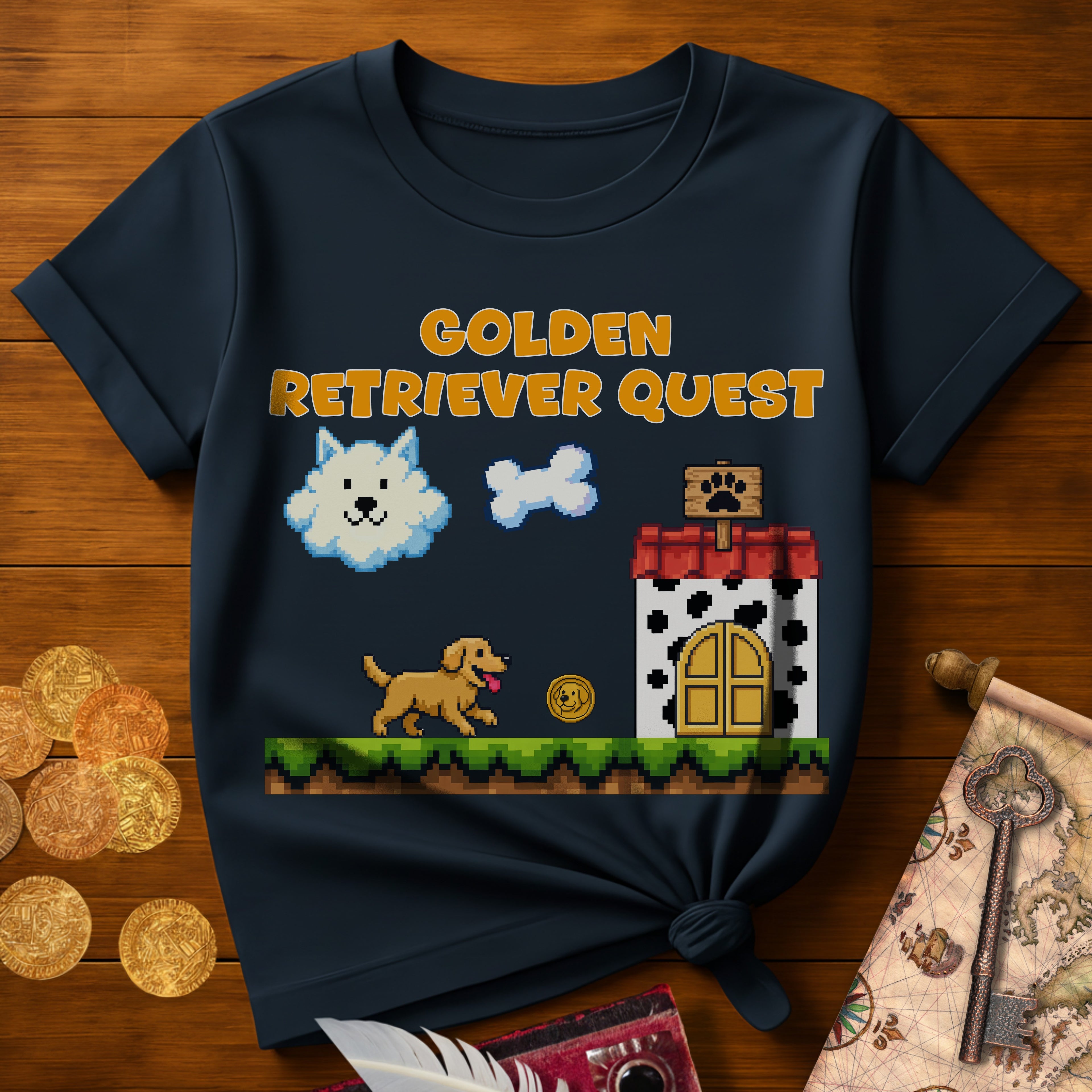 Golden Retr. Quest T-Shirt