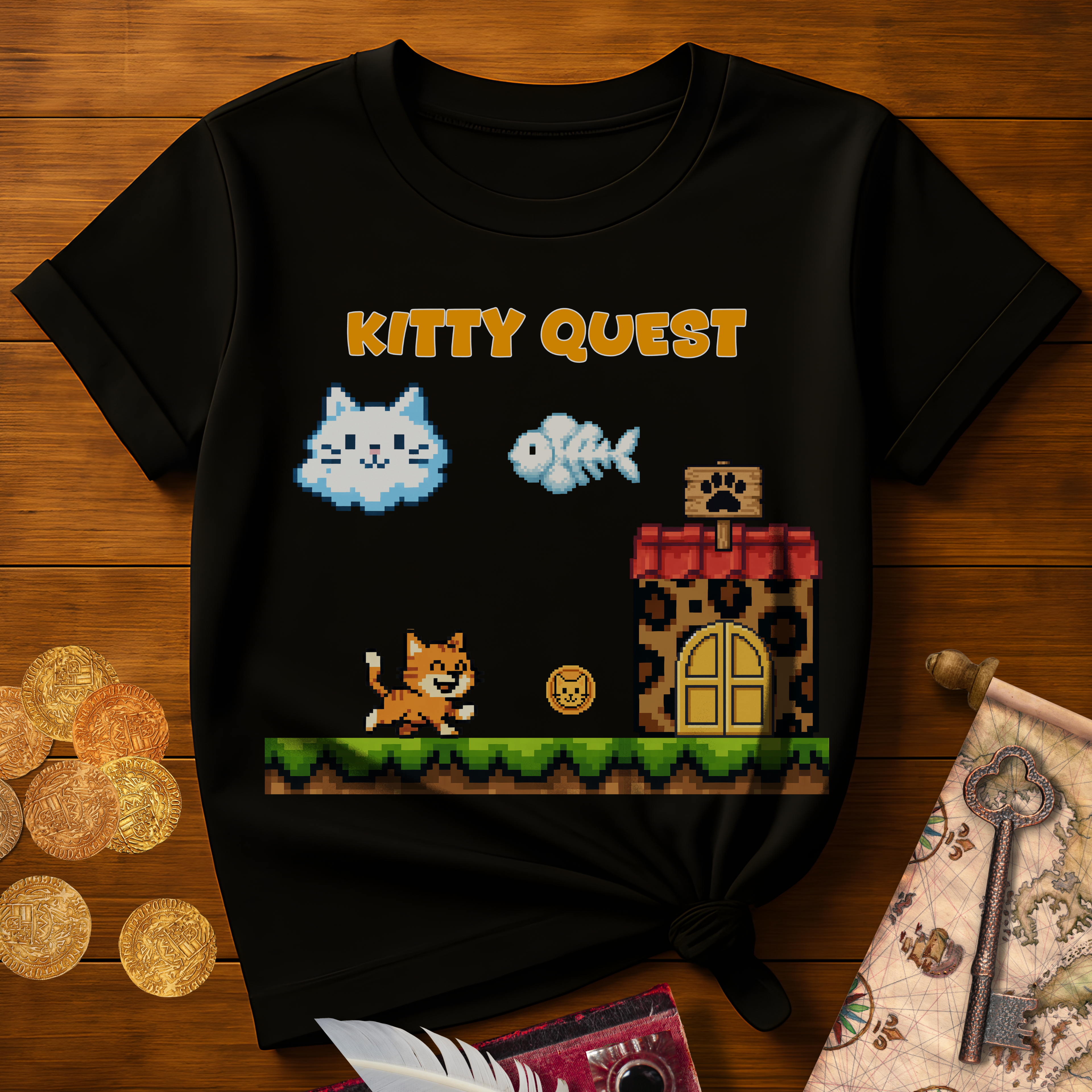 Kitty Quest T-Shirt
