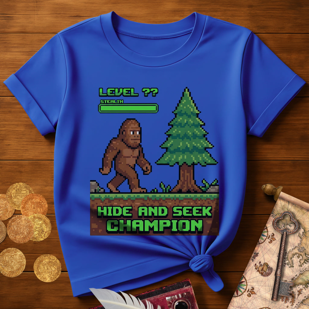 Bigfoot Hide Seek Champ T-Shirt