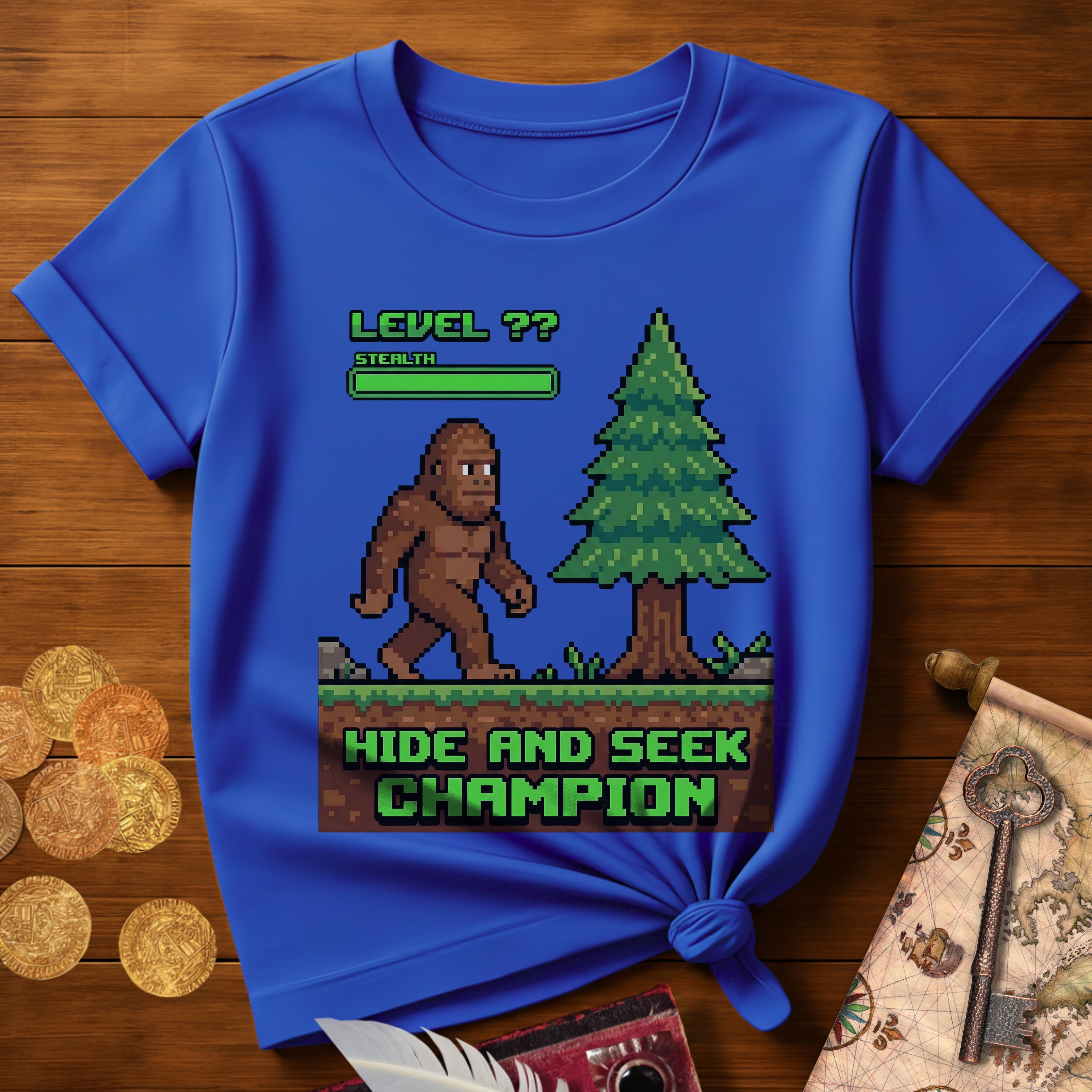 Bigfoot Hide Seek Champ T-Shirt