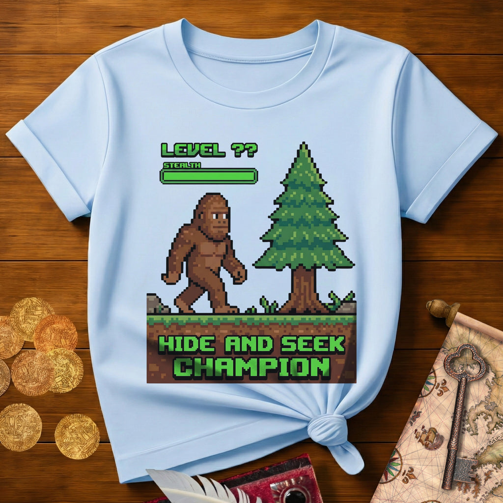 Bigfoot Hide Seek Champ T-Shirt