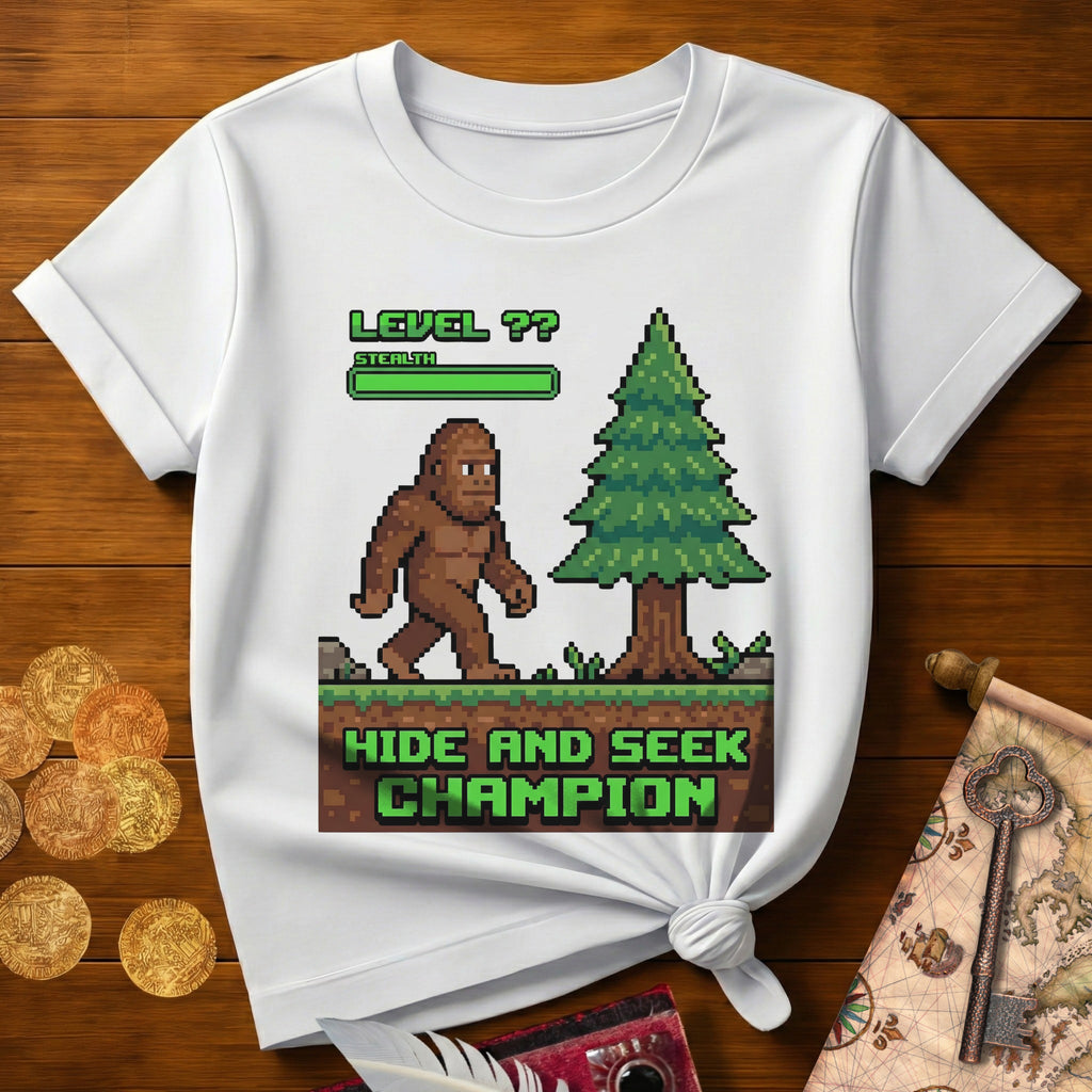 Bigfoot Hide Seek Champ T-Shirt
