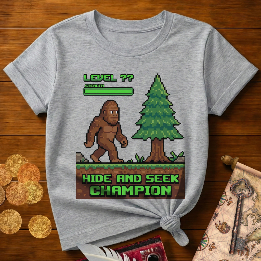 Bigfoot Hide Seek Champ T-Shirt