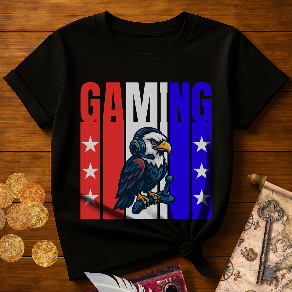 Gaming Long USA T-Shirt