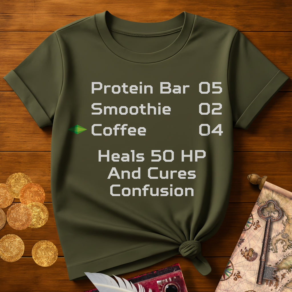 Coffee +50 HP T-Shirt