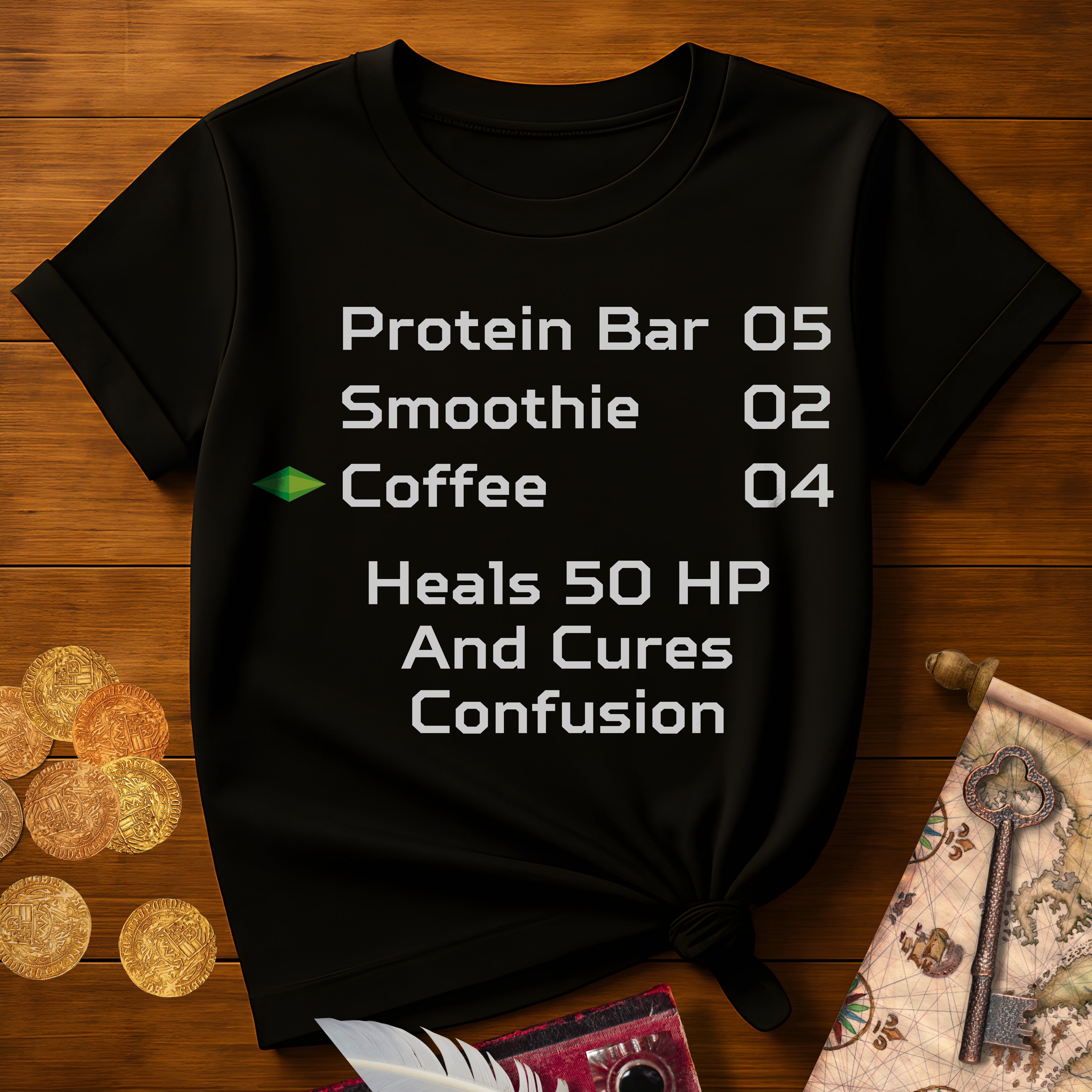 Coffee +50 HP T-Shirt