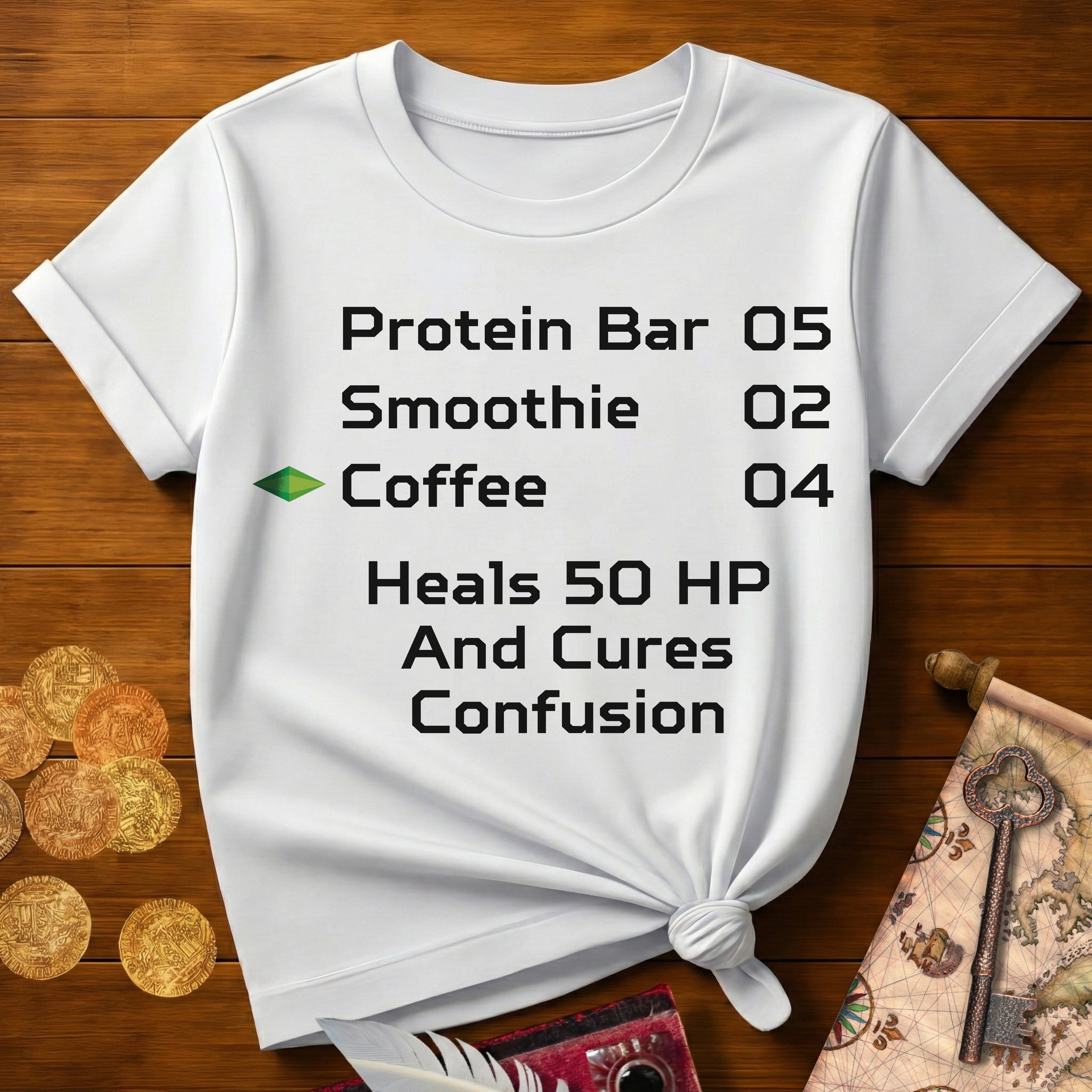 Coffee +50 HP T-Shirt