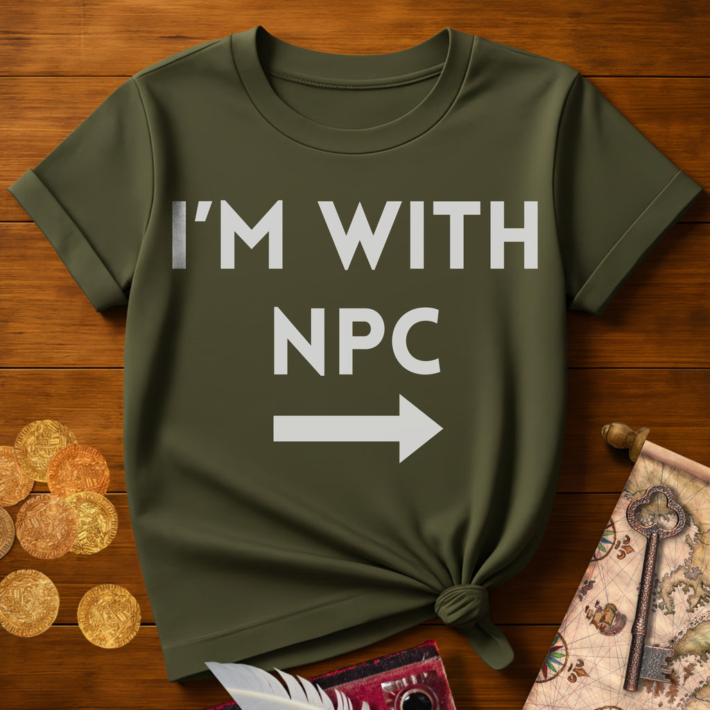 I'm With NPC T-Shirt