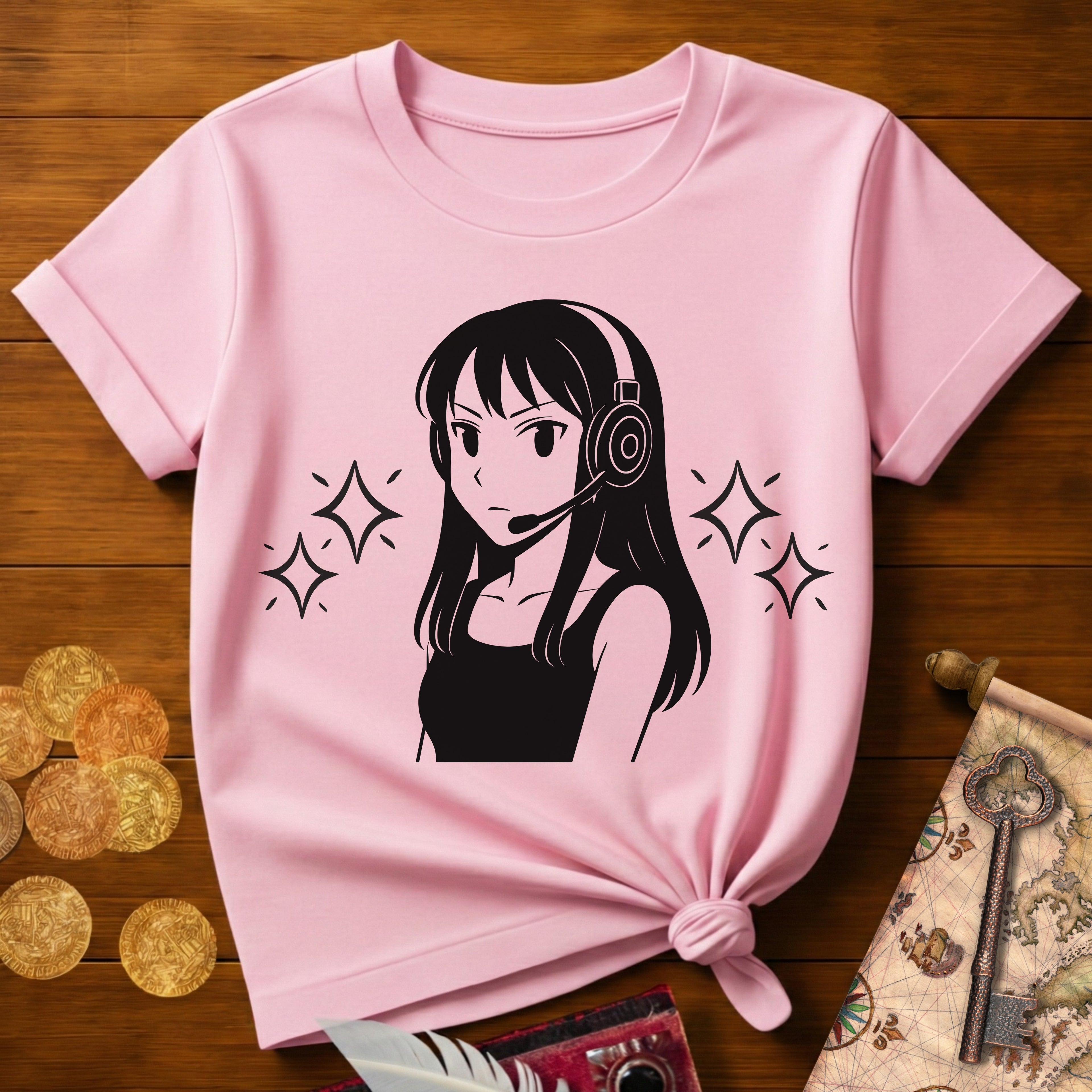 Manga Gamer Girl T-Shirt