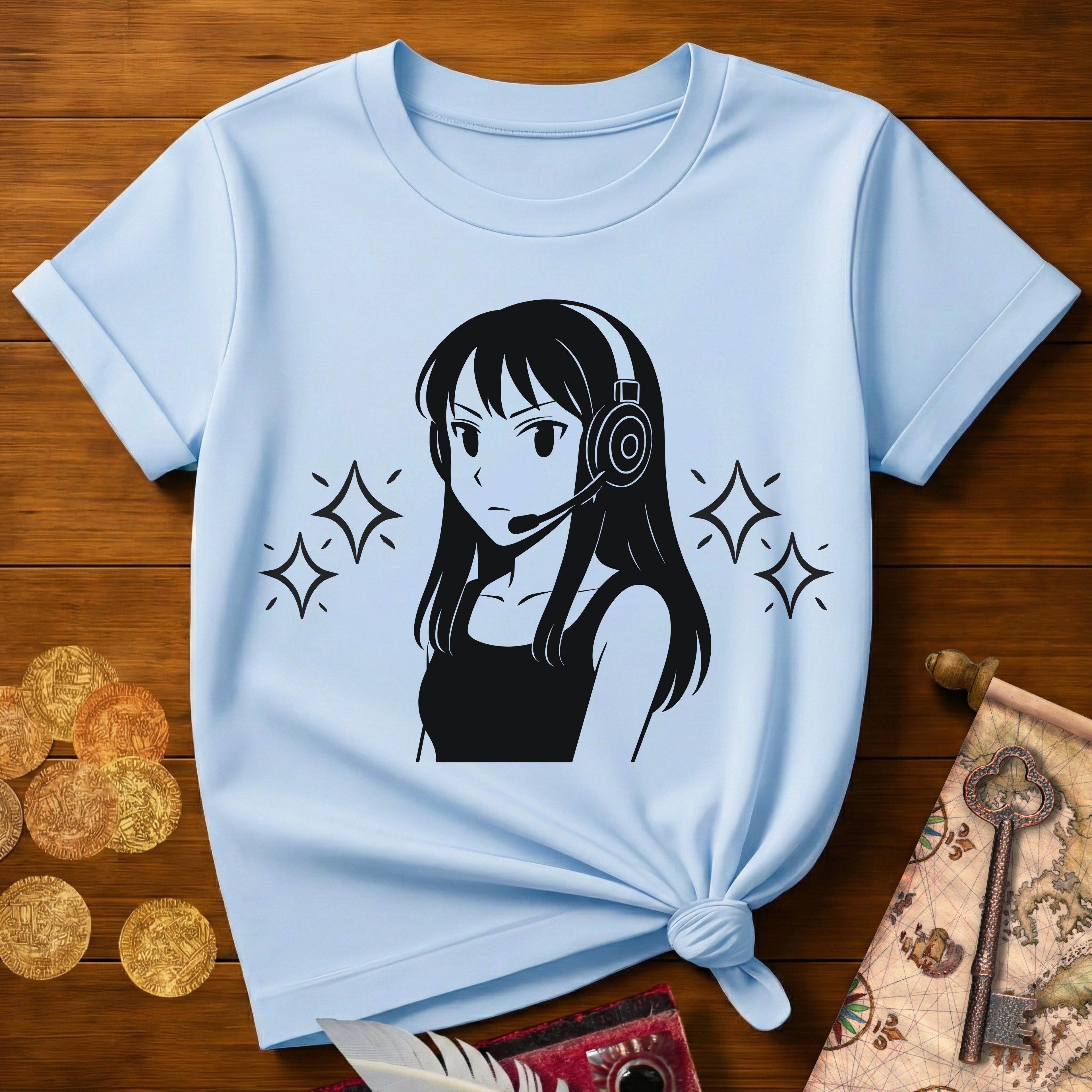 Manga Gamer Girl T-Shirt