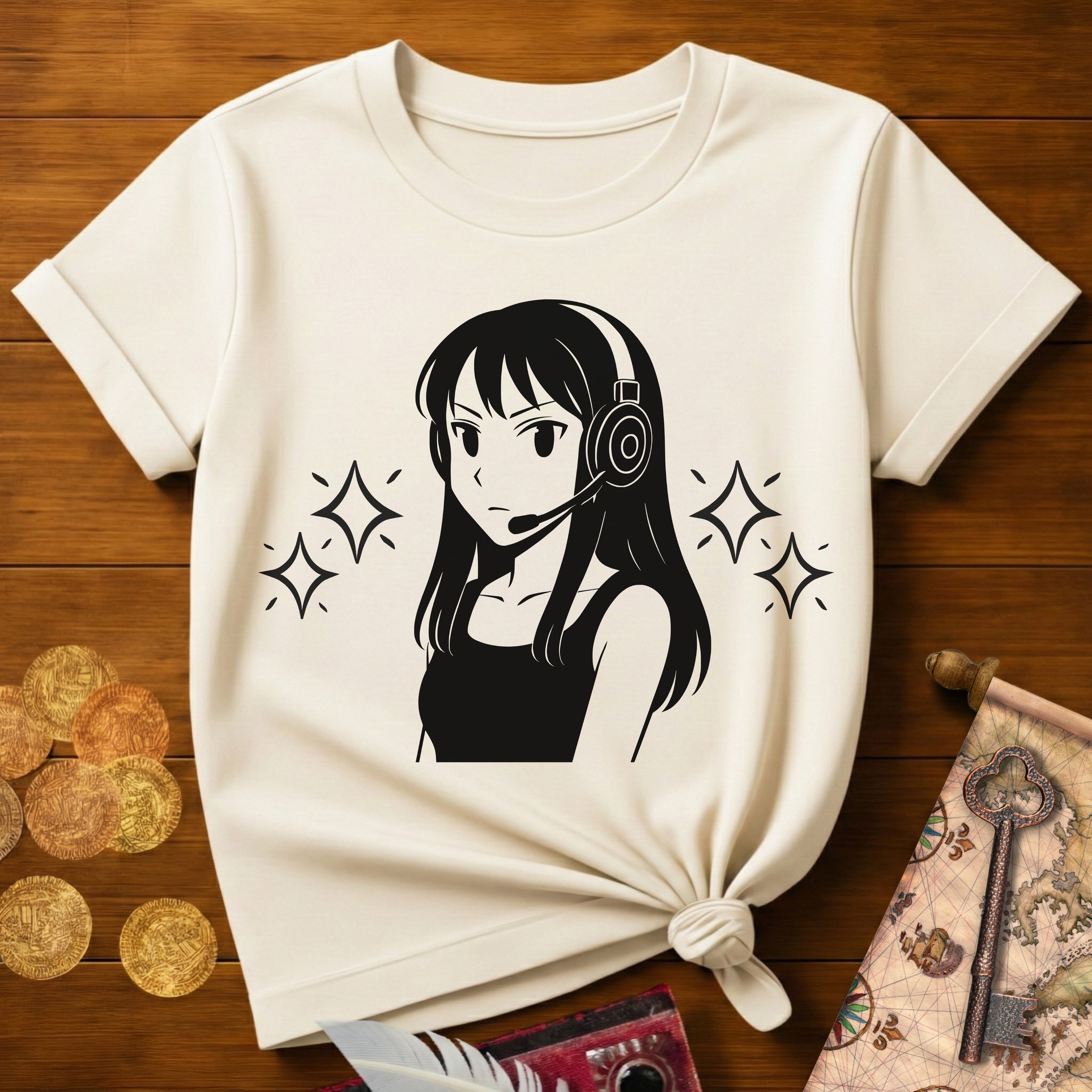 Manga Gamer Girl T-Shirt