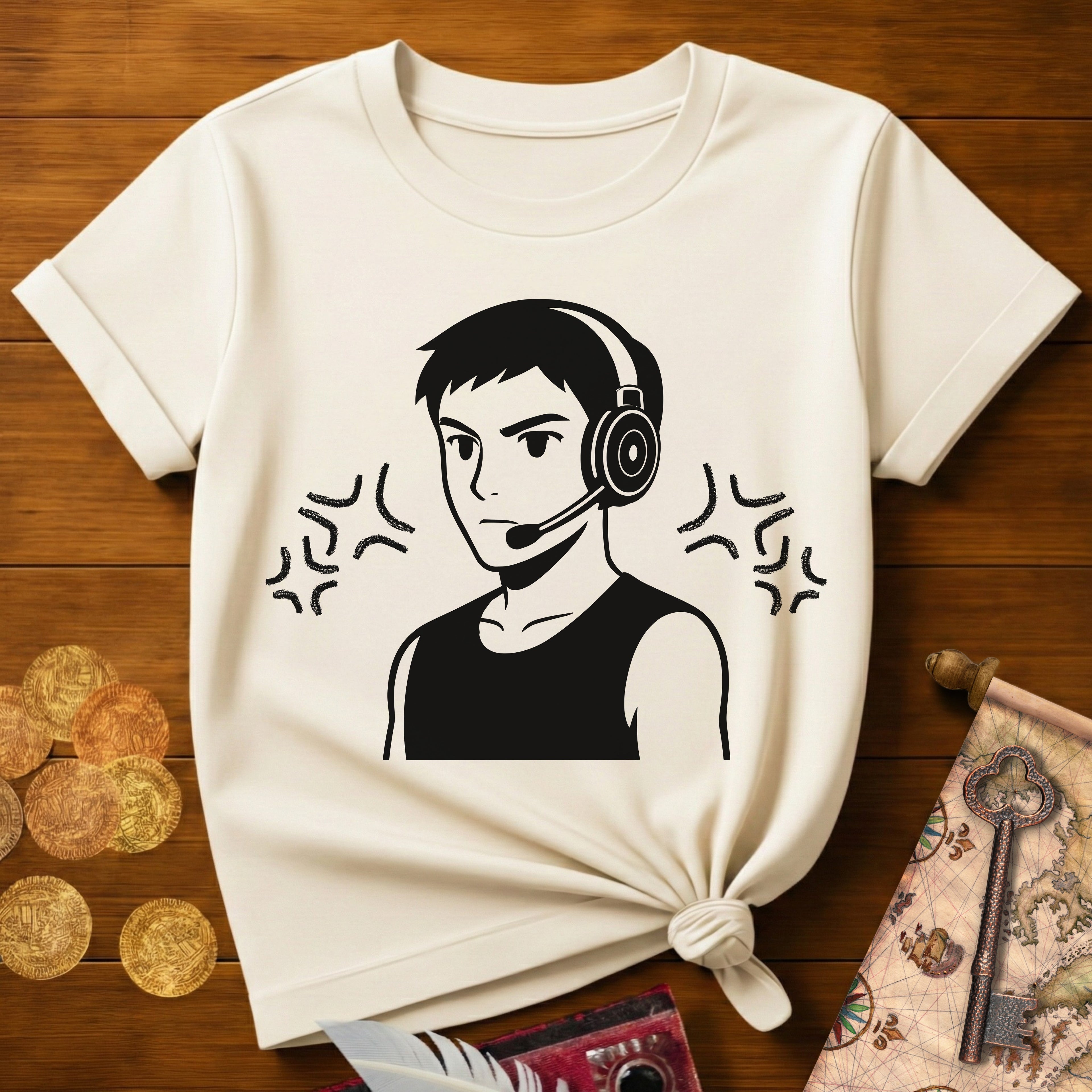 Manga Gamer Guy T-Shirt