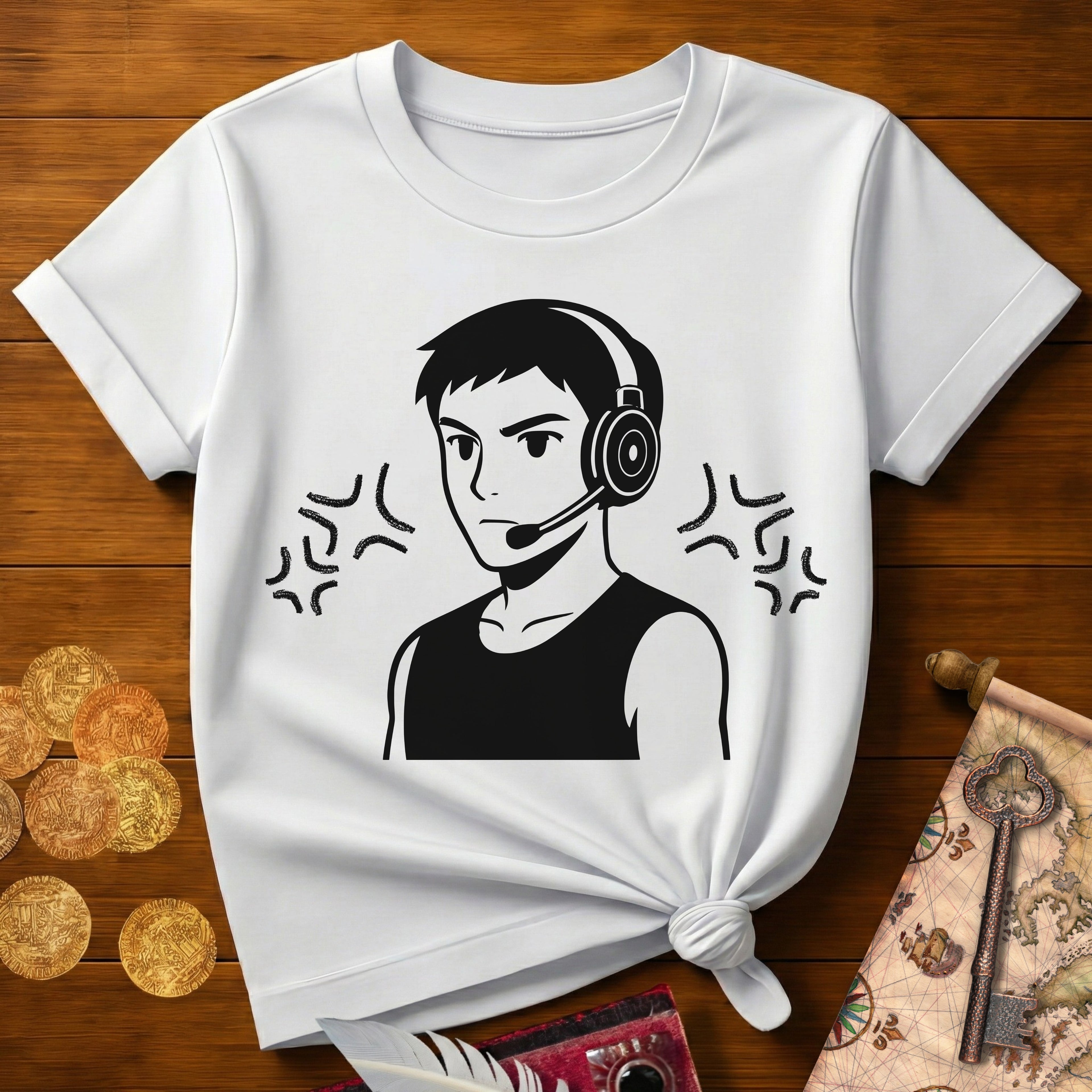 Manga Gamer Guy T-Shirt