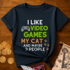 I Like VG My Cat 3 People T-Shirt