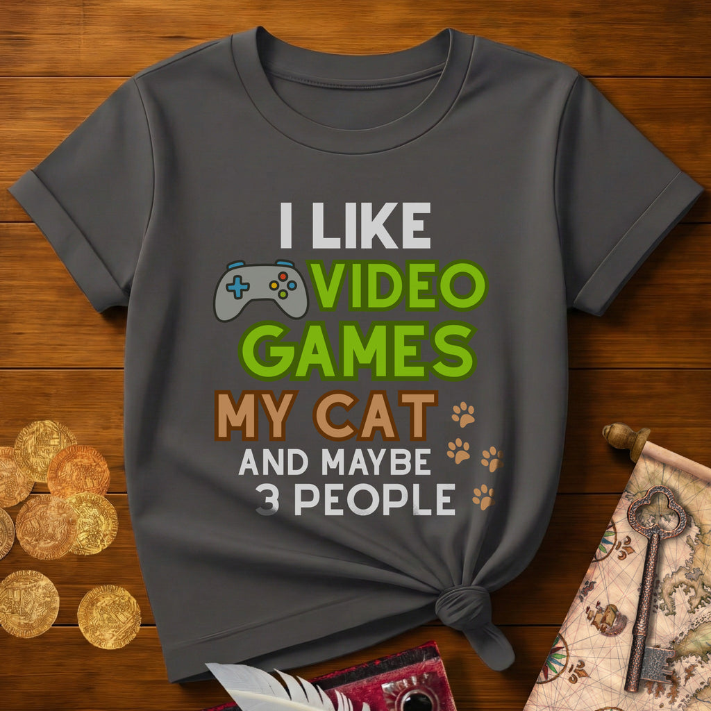 I Like VG My Cat 3 People T-Shirt