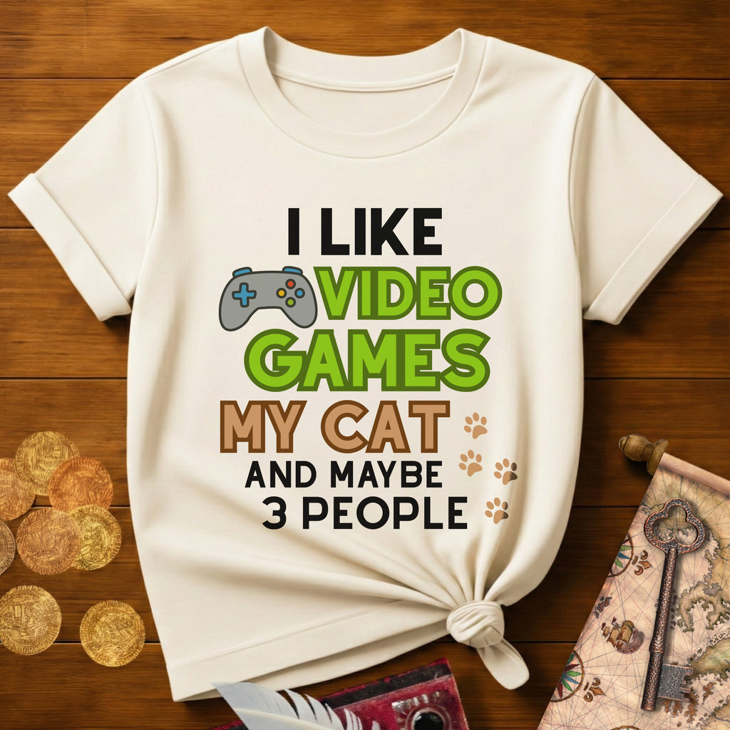 I Like VG My Cat 3 People T-Shirt