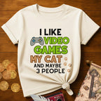 I Like VG My Cat 3 People T-Shirt
