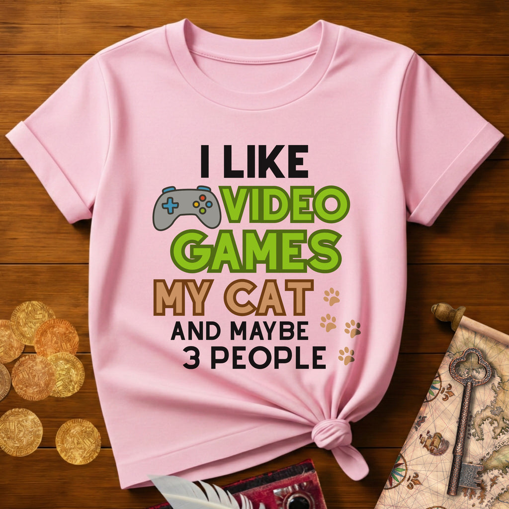 I Like VG My Cat 3 People T-Shirt