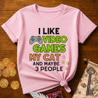 I Like VG My Cat 3 People T-Shirt