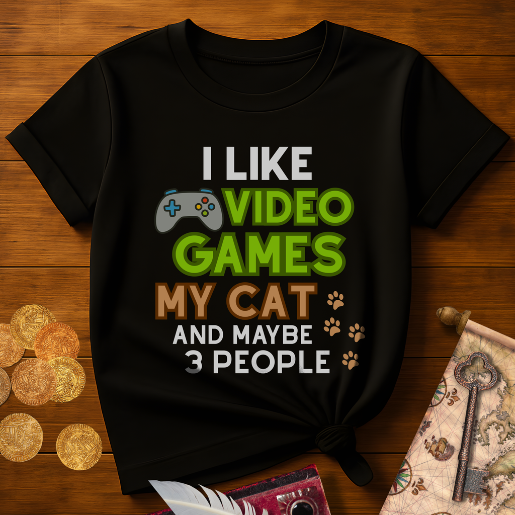 I Like VG My Cat 3 People T-Shirt