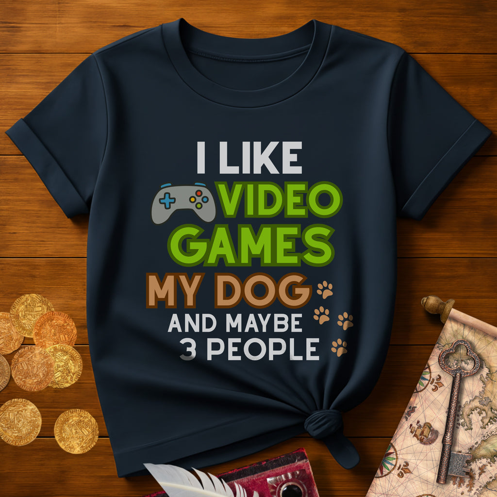 I Like VG My Dog 3 People T-Shirt
