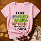 I Like VG My Dog 3 People T-Shirt