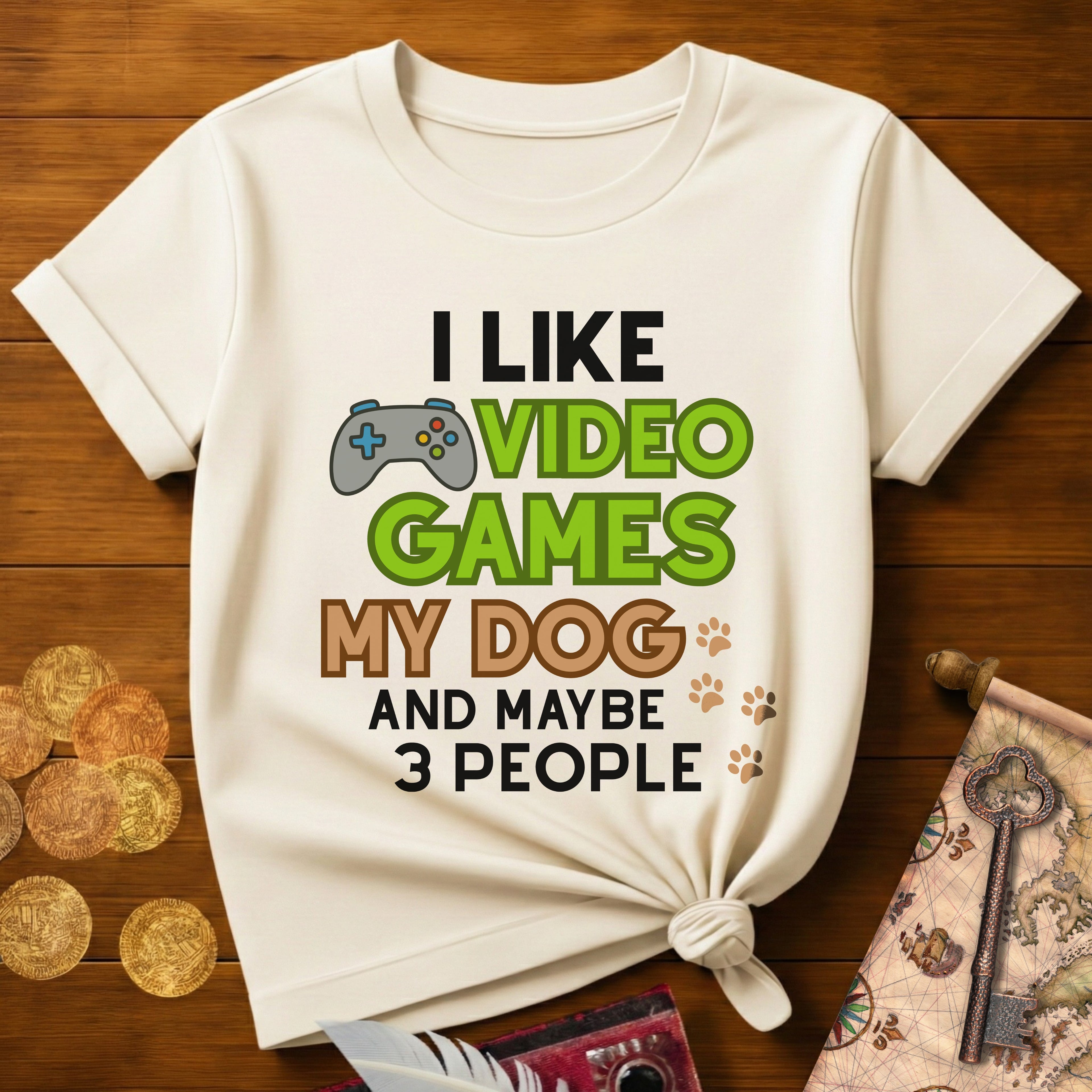 I Like VG My Dog 3 People T-Shirt