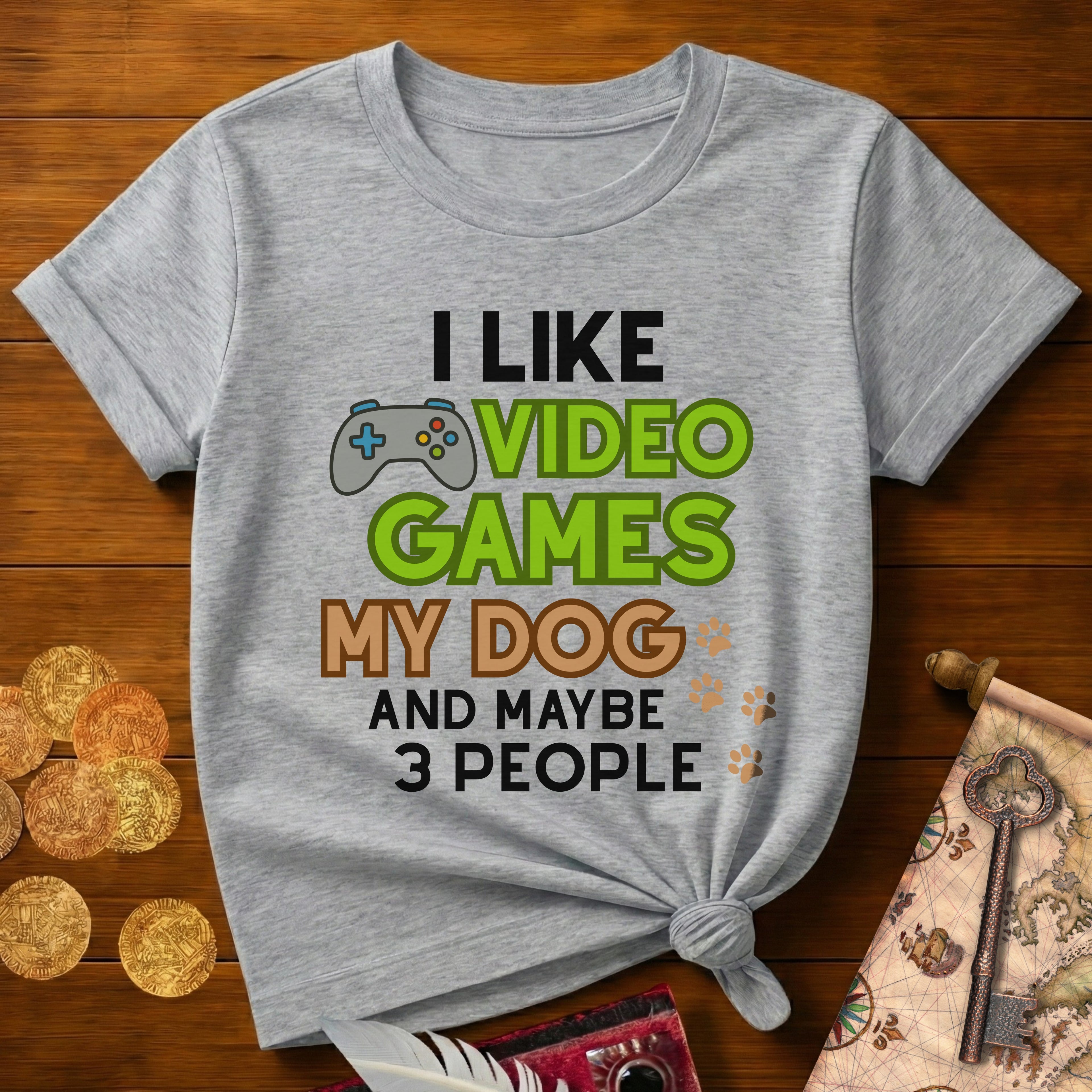 I Like VG My Dog 3 People T-Shirt