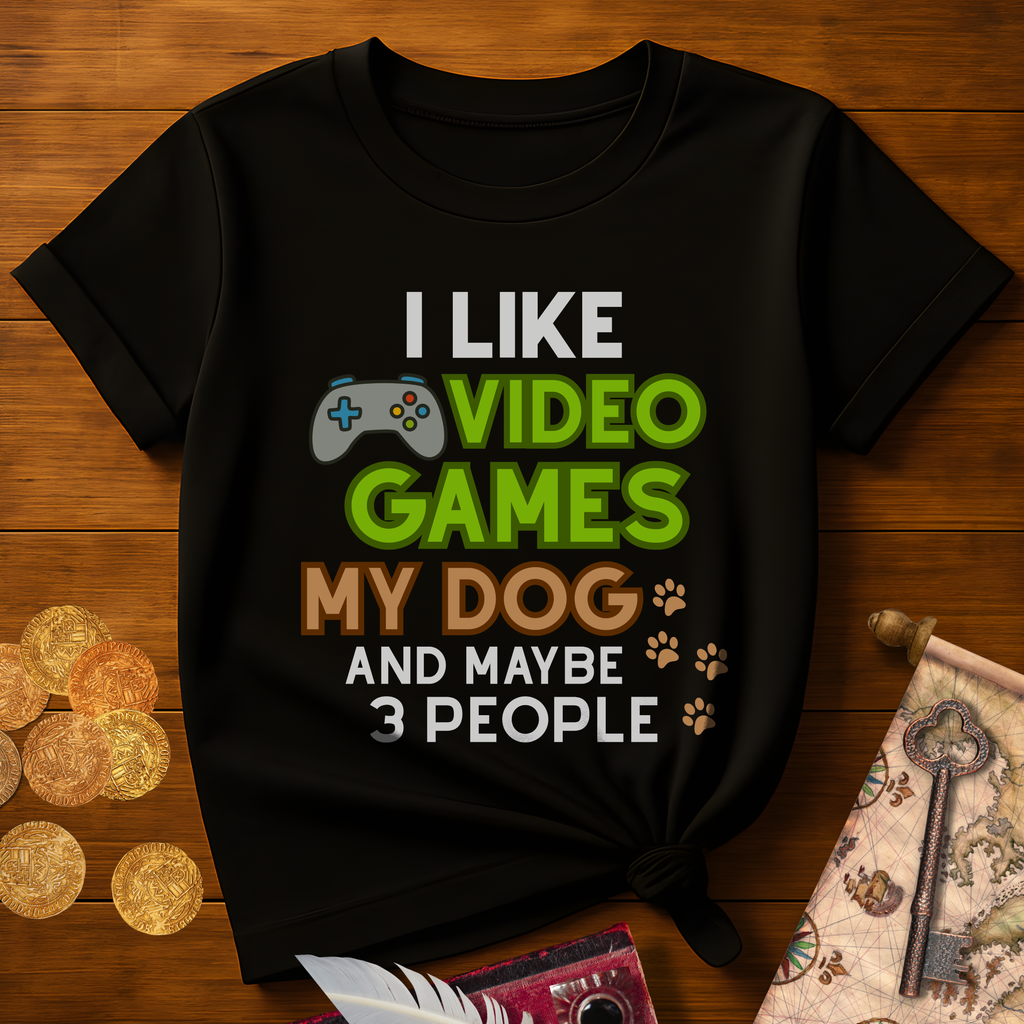 I Like VG My Dog 3 People T-Shirt