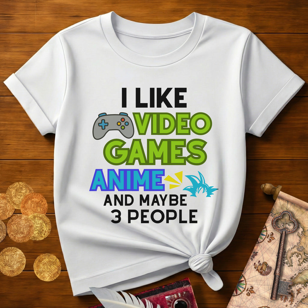 I Like VG Anime 3 People T-Shirt
