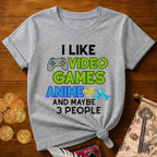 I Like VG Anime 3 People T-Shirt