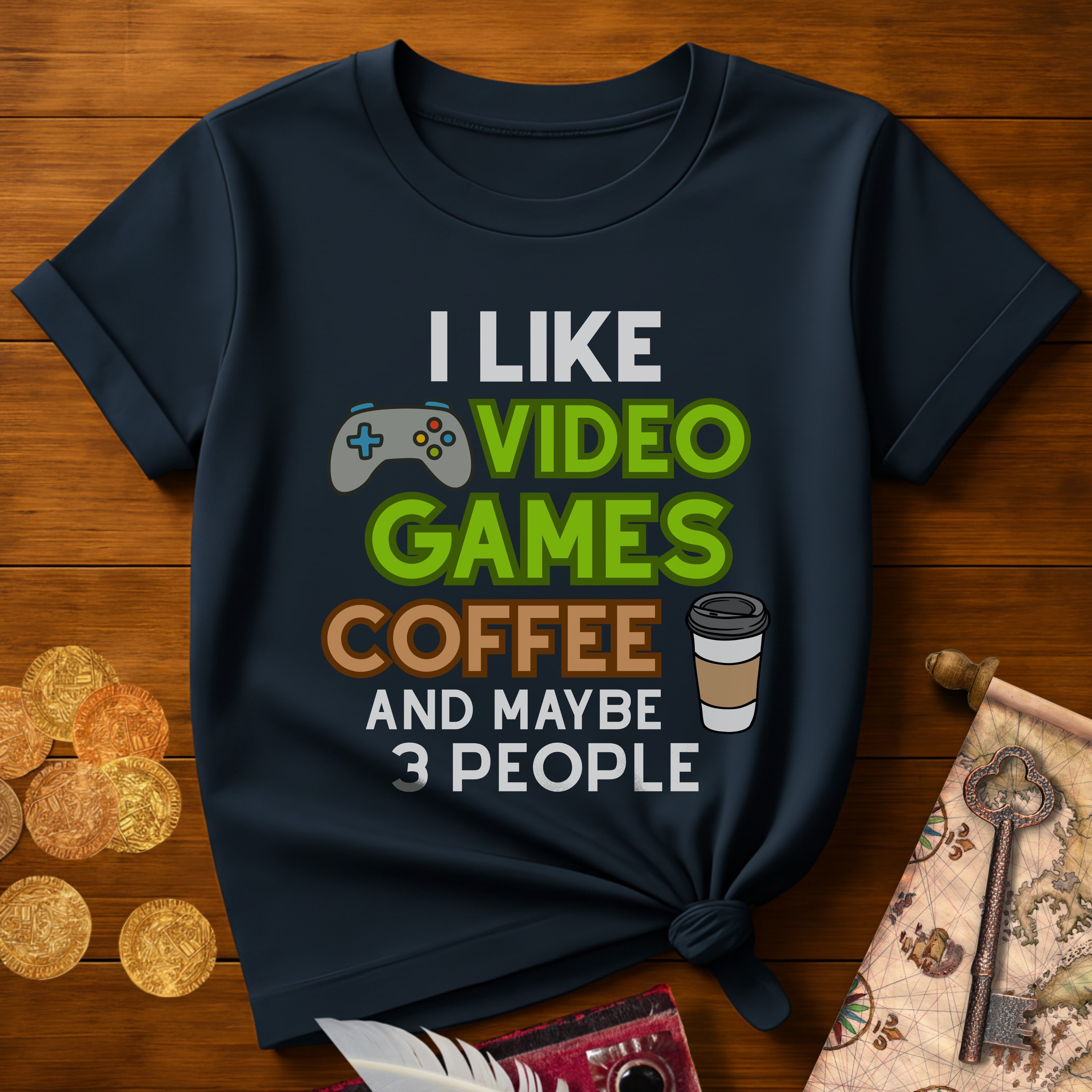 I Like VG Coffee 3 People T-Shirt