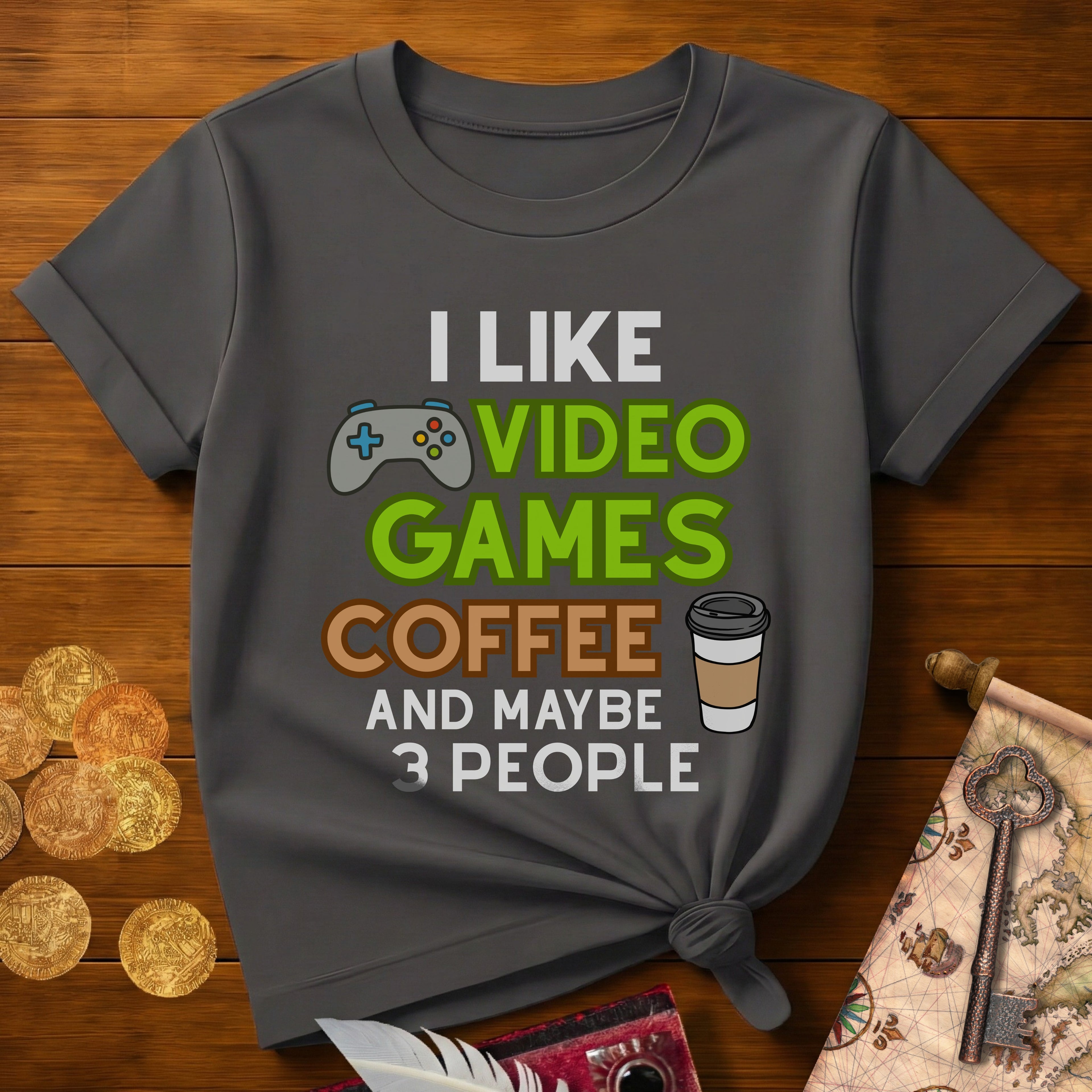 I Like VG Coffee 3 People T-Shirt