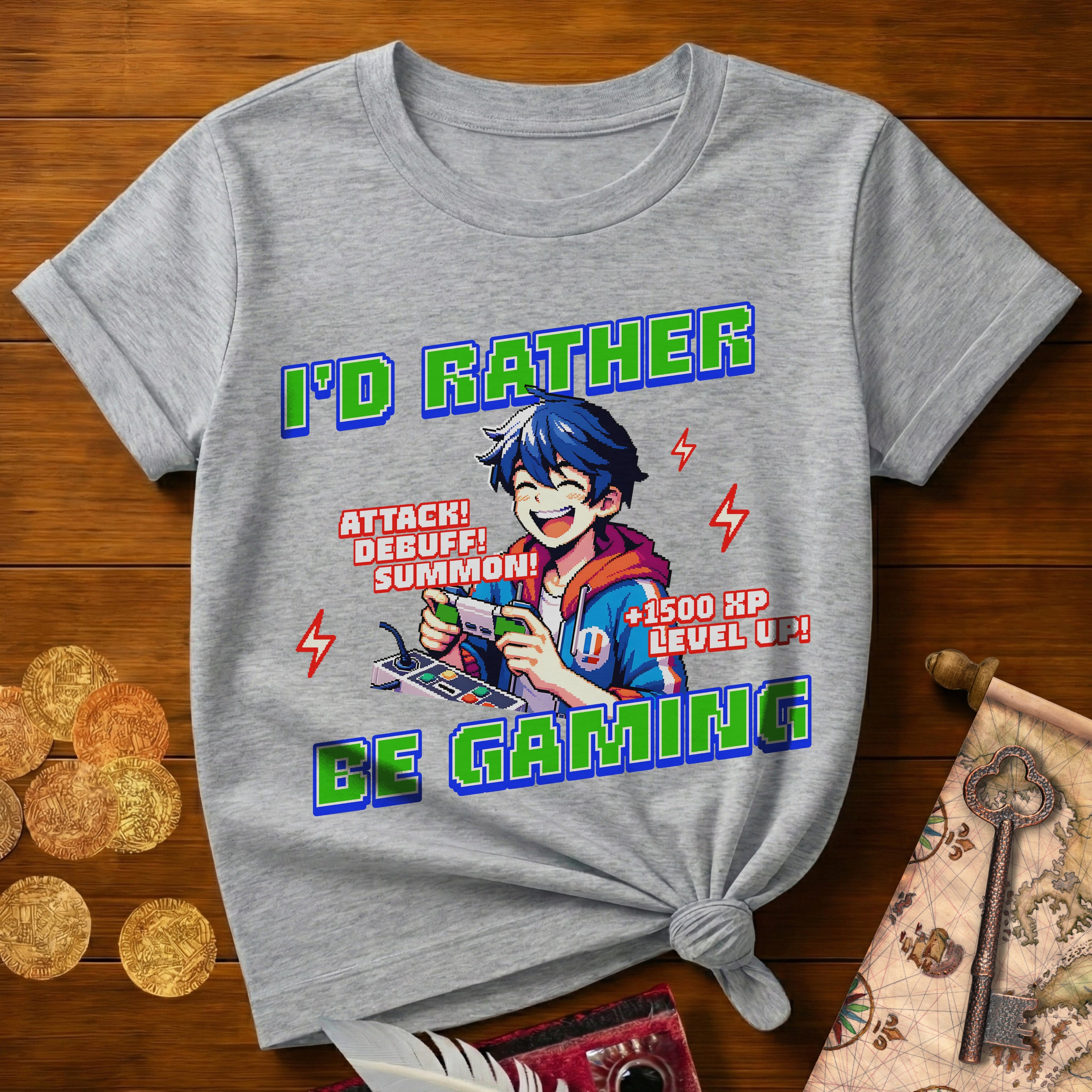 I'd Rather Be Gaming T-Shirt