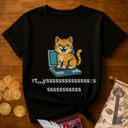 Cat Laptop T-Shirt